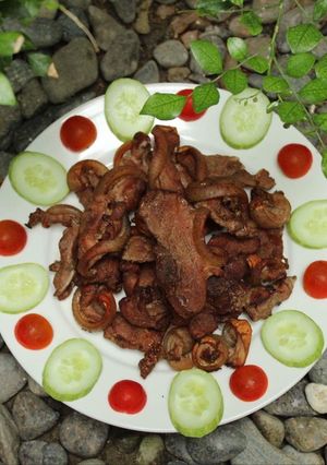 Hình của món Heo Rừng Nướng Ngũ Vị.