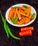 Instant Chilli And Carrots Pickle