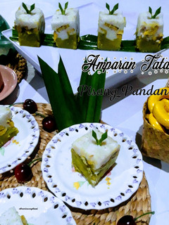 Foto resep Amparan Tatak Pisang Pandan ala Chef Agus Sasirangan