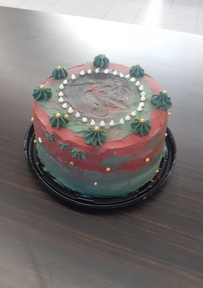 Una foto de Delicioso pastel red Velvet