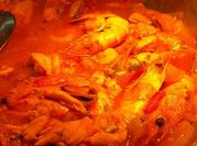Una foto de paella de chocos