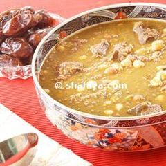 A picture of Moroccan Harira Soup.