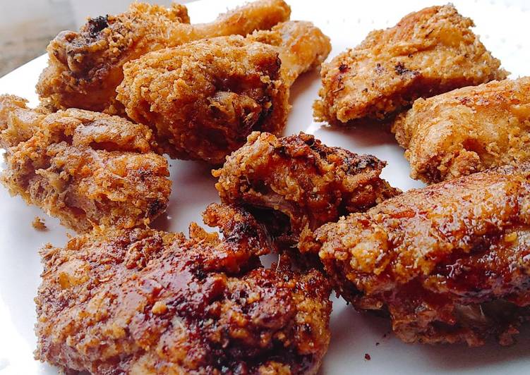 Easiest Way to Make Ultimate Honey, soy sauce crispy chicken