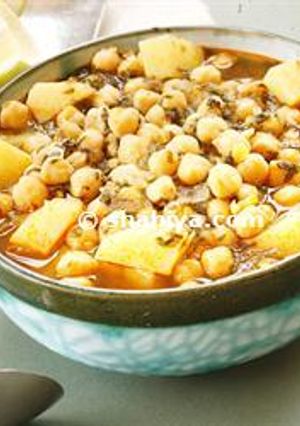 A picture of Moroccan Chickpea & Potato Soup.