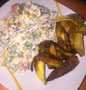 Simple Way Make Recipe Salad &amp; fried plantain that is  Makes Drooling, So Delicious}