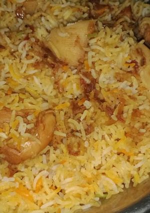 A picture of Dum wali biryani.