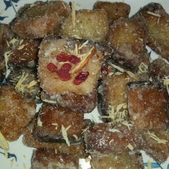 A picture of Bread khurma without oil.