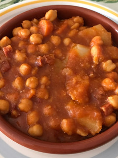 Una foto de Guiso de garbanzos