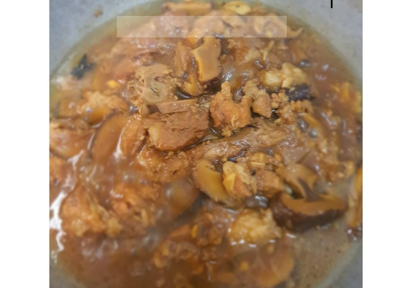 Babi kecap ala cien