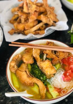 Hình của món Bún cá Hải Phòng.