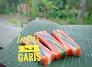 Foto resep Lapis tenun garis