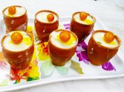 A picture of almond mawa kulfi