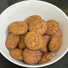 A picture of Pearl Millet Mathri { Gluten-Free }{ Bajra Flour }.