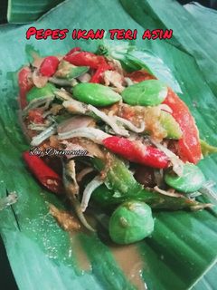 Foto resep Pepes ikan teri asin