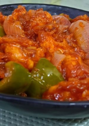 A picture of Chilli Mushroom.
