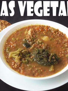 Una foto de Lentejas vegetarianas (receta rápida)
