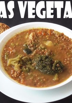Foto principal de Lentejas vegetarianas (receta rápida)