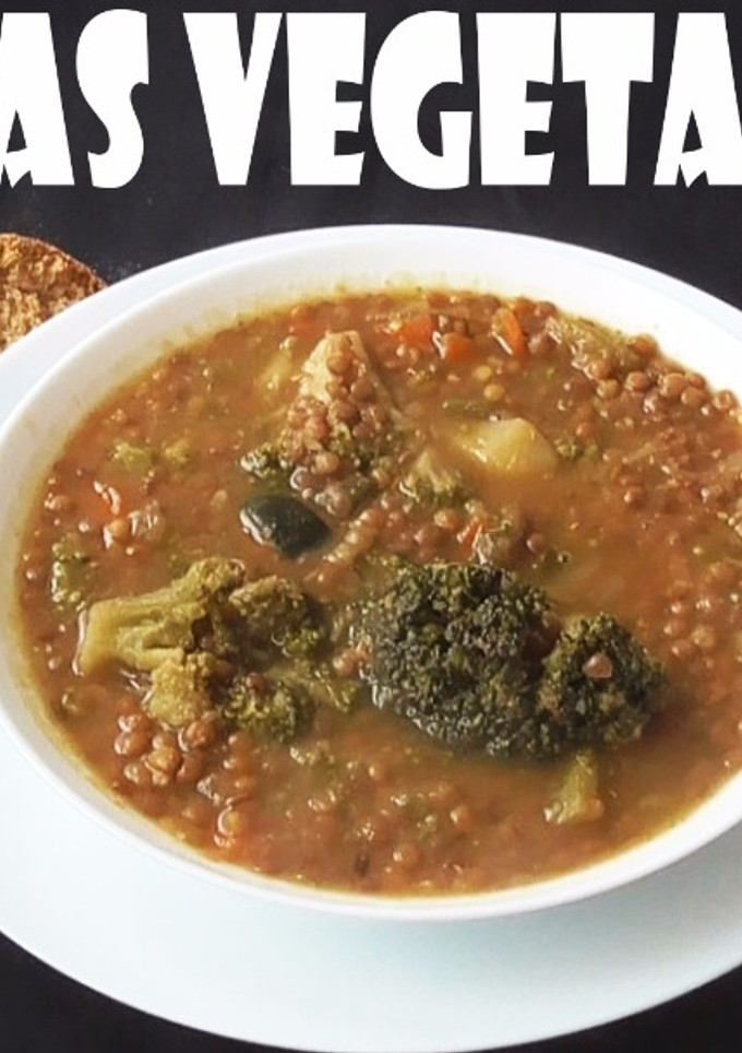 Una foto de Lentejas vegetarianas (receta rápida)