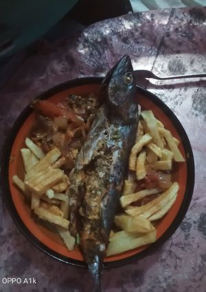 صورة لوصفة الحوت في الكوشه