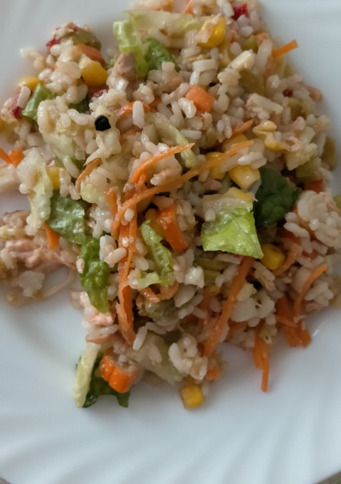 Una foto de Ensalada de arroz