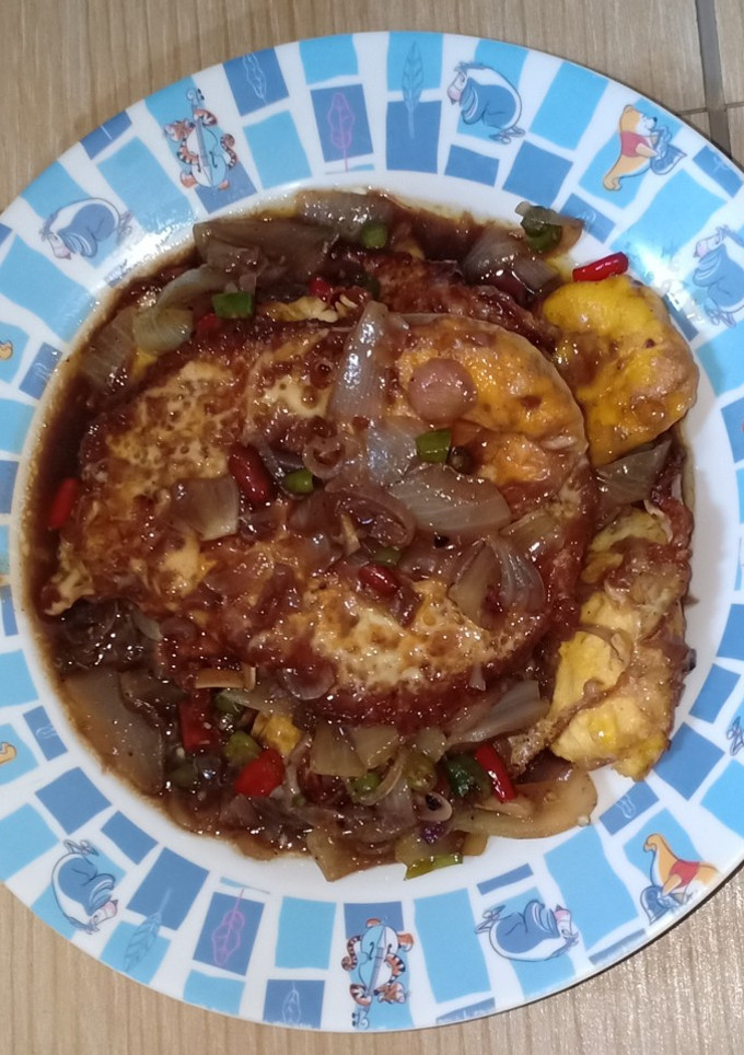 Foto resep Telur Ceplok Saus Lada Hitam