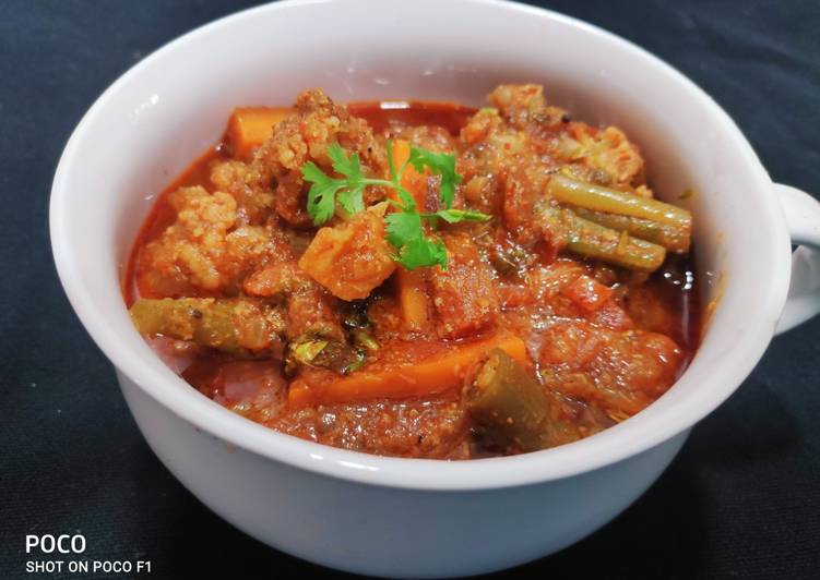 How to Prepare Tasty Veg kolhapuri