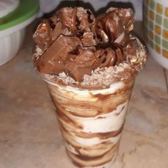 A picture of Chocolate milkshake.