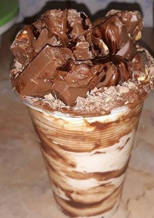 A picture of Chocolate milkshake.
