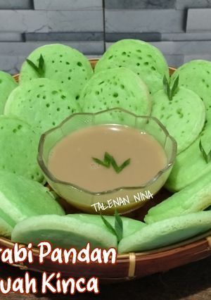 Foto resep Serabi Pandan (Tanpa Telur) + Kuah Kinca