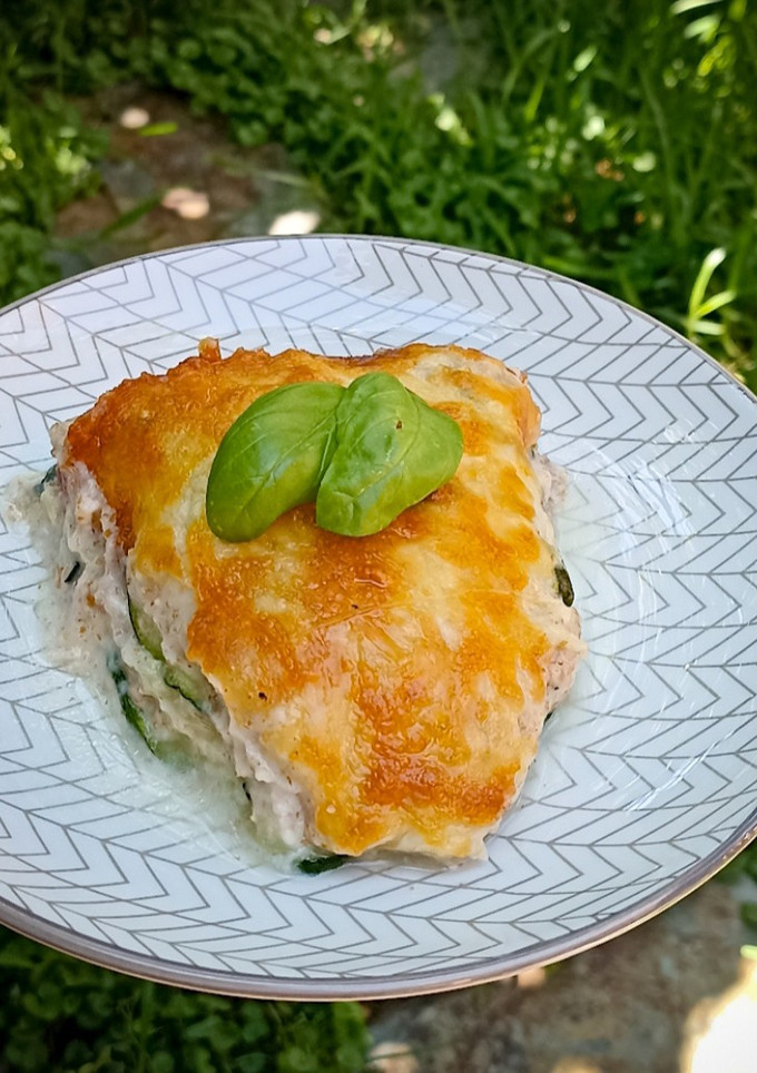 Una foto de Pastel de calabacín
