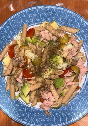 A picture of Fresh Whole Wheat Pasta Salad.