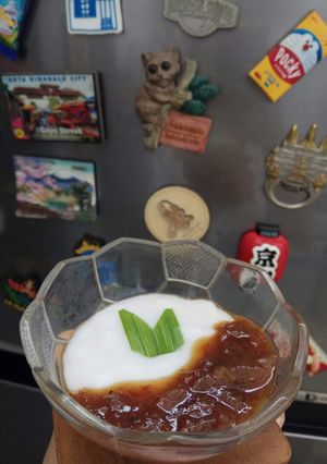 Foto resep Bubur sumsum & saos kurma
