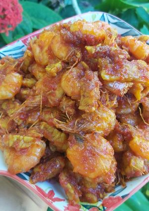 Foto resep Udang Tempe Sambal Balado