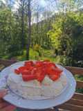 Pavlova aux fraises