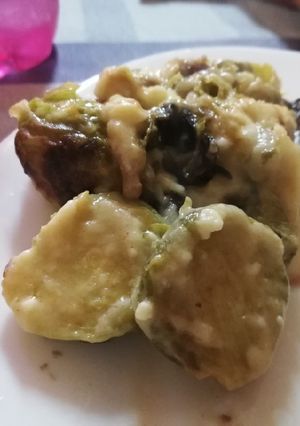 Foto principal de Coles de bruselas gratinadas
