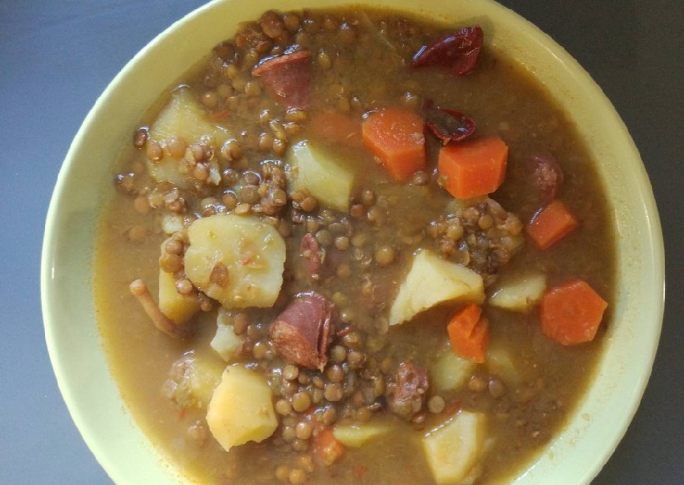 Lentejas con chorizo