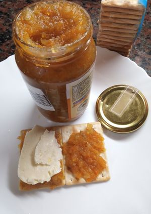Una foto de Mermelada de calabacita y batata