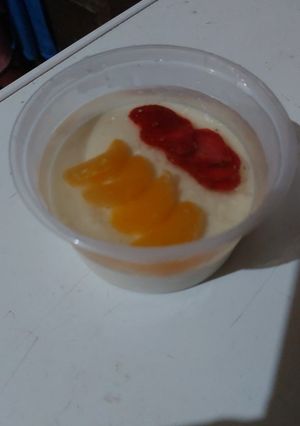 Foto resep Puding susu buah