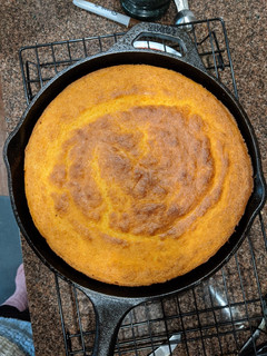A picture of Southern Skillet Cornbread.