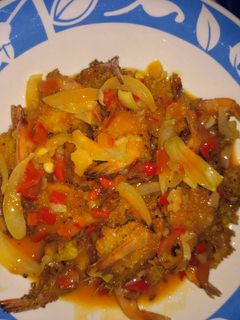 Foto resep Udang krispi asam pedas