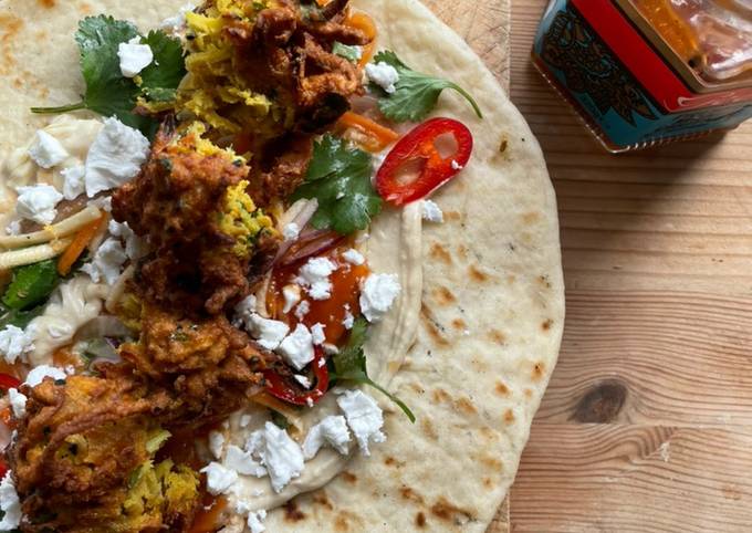 Root veg pakoras