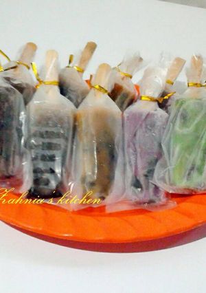 Foto resep Es loli susu buah