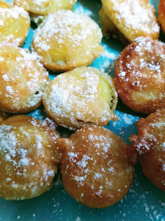 Una foto de Buñuelos de plátano