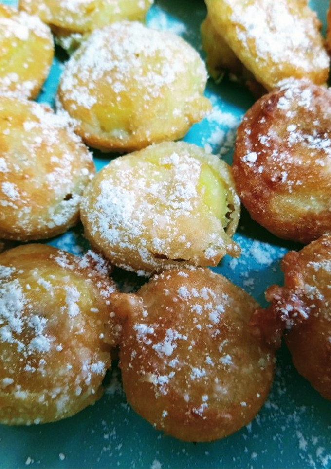 Una foto de Buñuelos de plátano