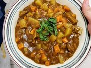 Gambar kari sapi bumbu instan