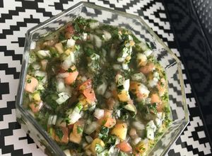 Una foto de Pico de gallo