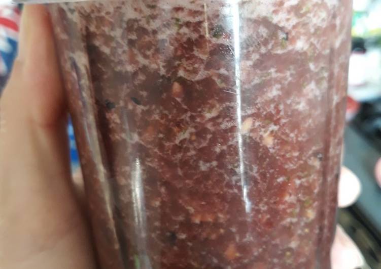 Jus Sehat Kale Jeruk Anggur Melon Strawberry Flaxseed