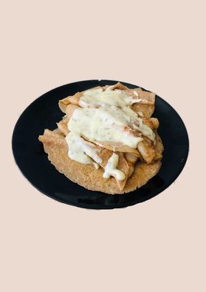 A picture of White Chocolate Lavender Pancakes.