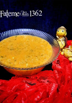 عکسی از دستور سوپ دال عدس
