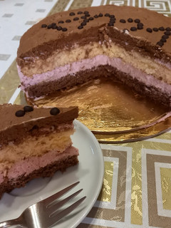 Eperhabos-csokimousse torta recept fotója